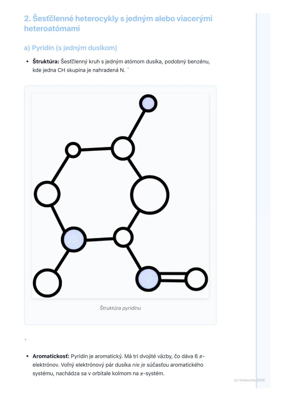# Heterocyklické zlúčeniny

Prehľad heterocyklických zlúčenín

Heterocyklické zlúčeniny sú organické zlúčeniny, ktoré majú vo svojej cyklick