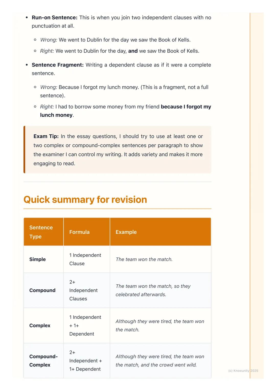 # Sentence Structure

An introduction to sentence structure

Okay, so this is all about how we build sentences. Using different types of
sen