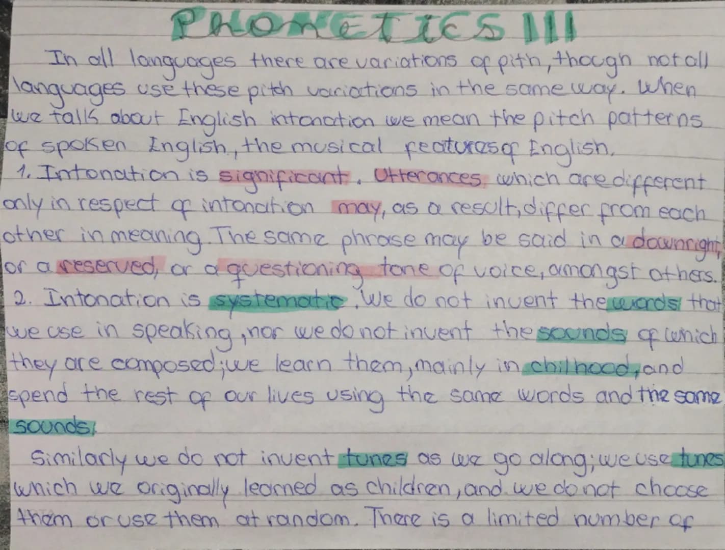 PHONEttes !!!
When
In all languages there are variations of pith, though not all
languages use these pitch variations in the same way.
we ta