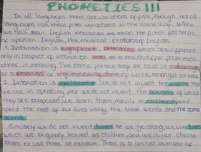 PHONEttes !!!
When
In all languages there are variations of pith, though not all
languages use these pitch variations in the same way.
we ta