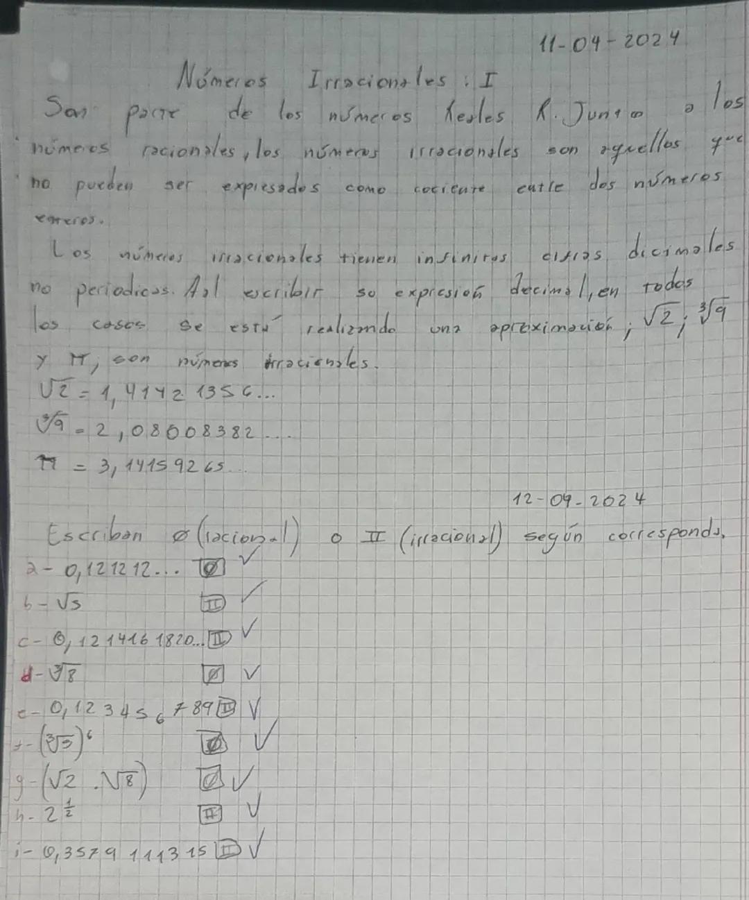 24-02-2024
# Números racionales (fracciones)
Los números racionales son aquellos que se pueden escribir como fracción o expresión decimal. S