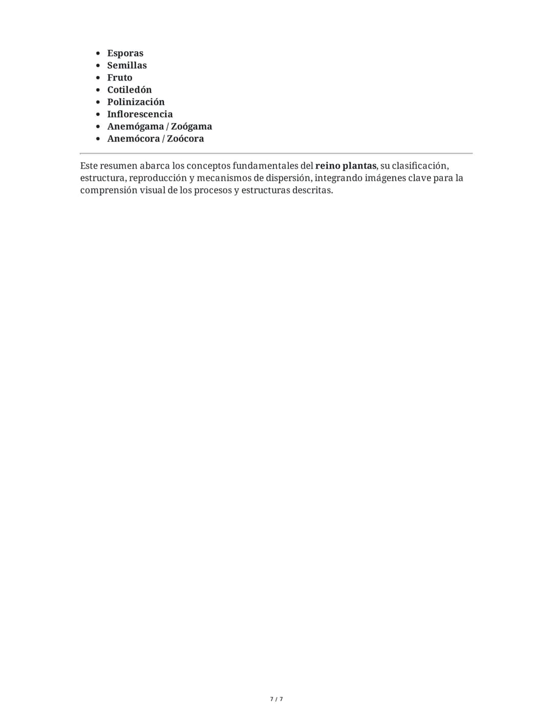 Tema 8: Reino Plantas
1. Introducción al Reino Plantas
El reino plantas comprende organismos pluricelulares y autótrofos que se diferencian
