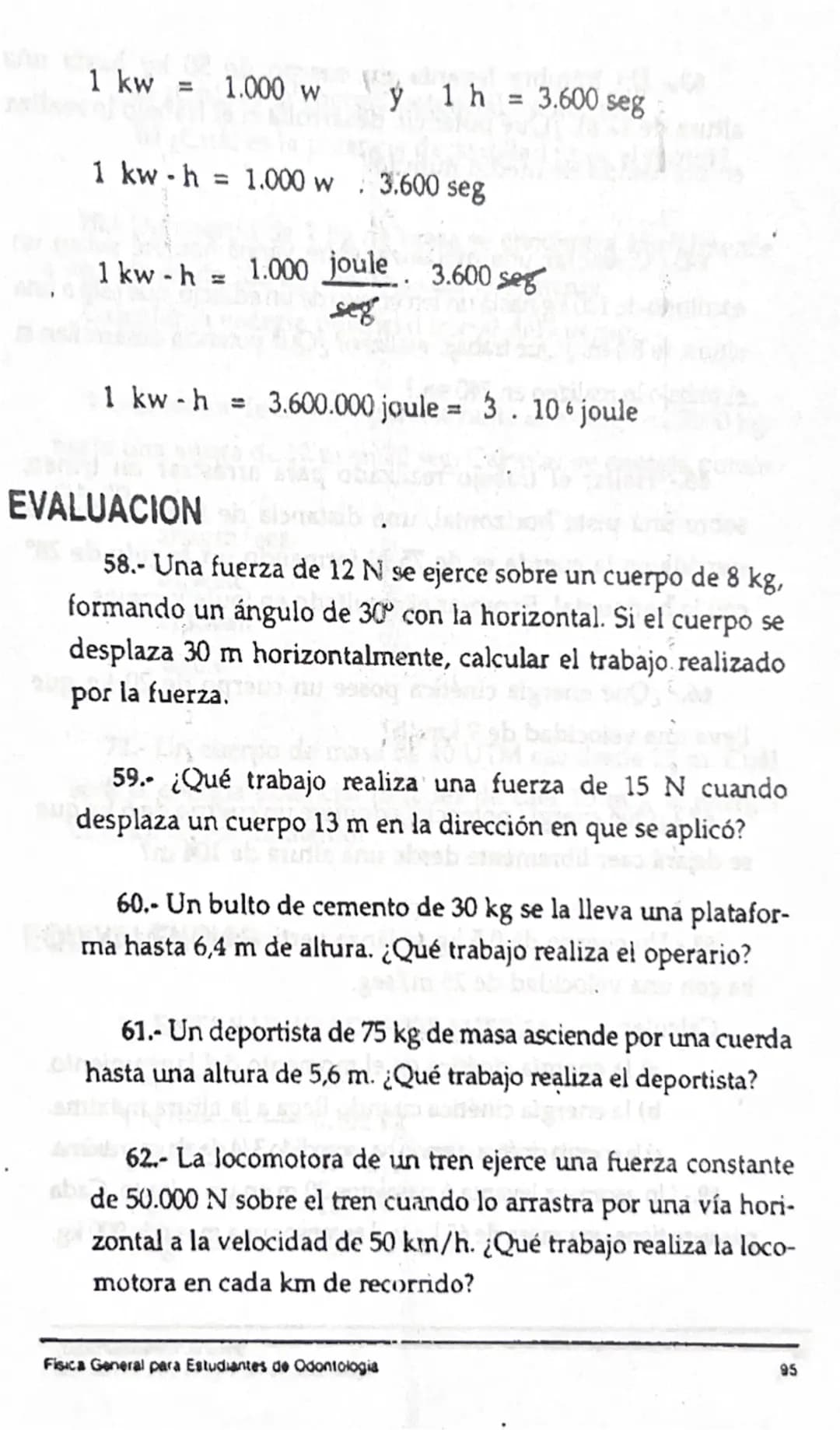 # CAPITULO QUINTO

## TRABAJO, POTENCIA, ENERGIA

**TEMARIO**
- Trabajo mecánico
- Fórmulas. Unidades
- Energía mecánica
- Energía Potencial