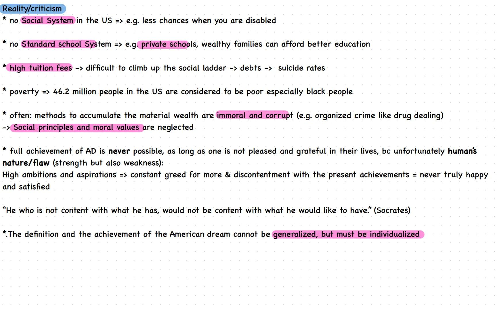 # American

# Dream

THE
AMERICAN
DREAM Definition "from rags to riches"
• There is no single definition of what the AD actually is AND
the 