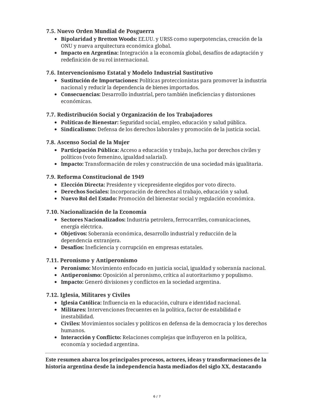 Historia Argentina: Resumen Temático
Unidad 1: El Movimiento Independentista y la Crisis del Orden
Colonial
1.1. El Movimiento Independentis