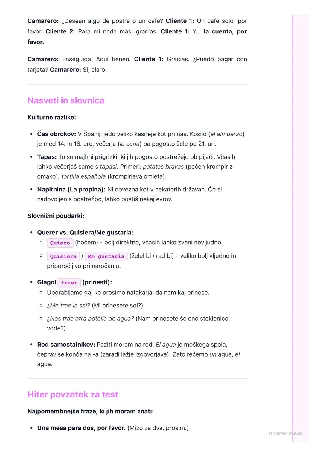 # Hrana, pijača in naročanje v
restavraciji

Osnove o hrani in naročanju

To je ful pomembna tema, ker jo rabimo v vsakdanjem življenju, spl