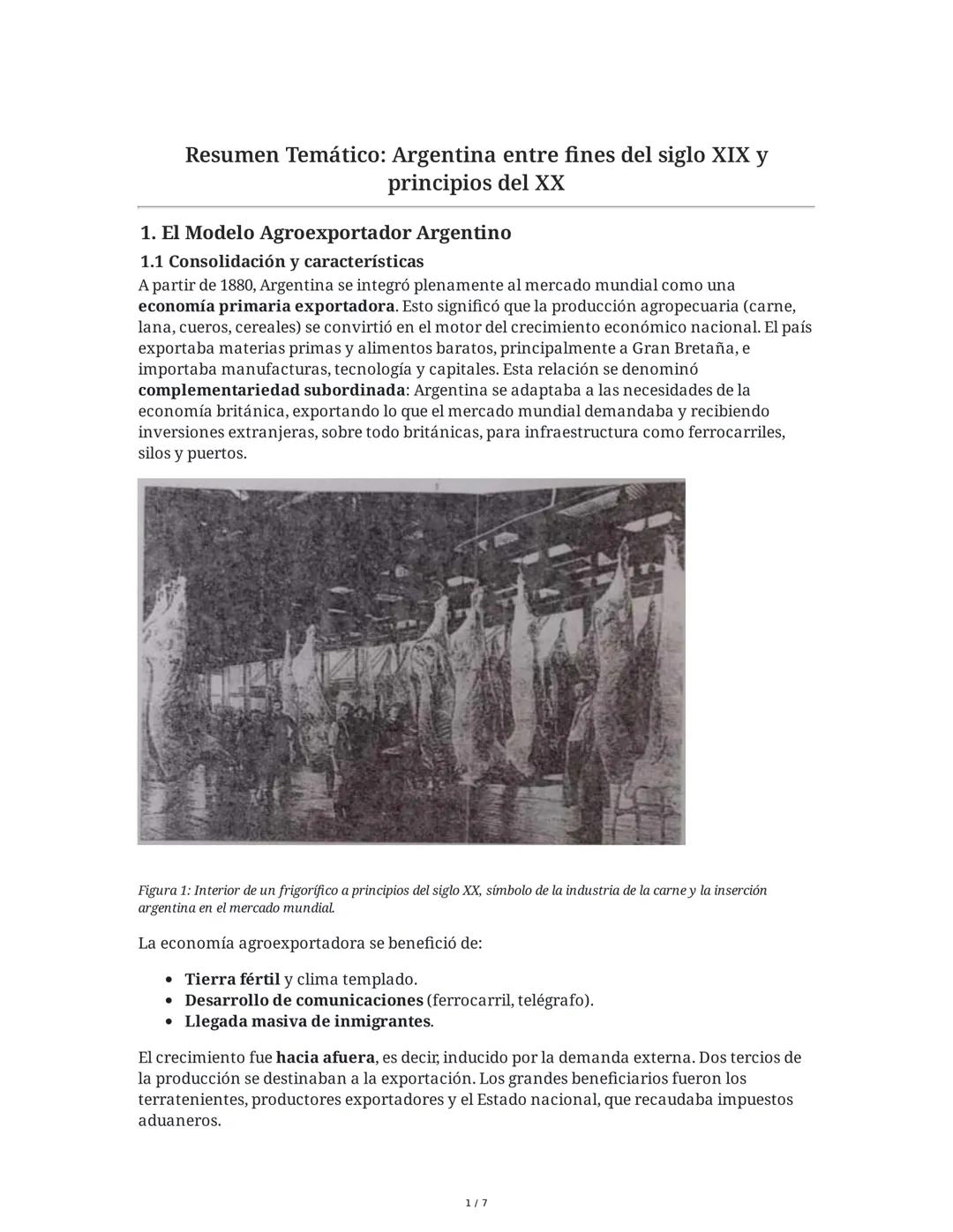 Argentina's Agricultural Export Growth: A Historical Insight