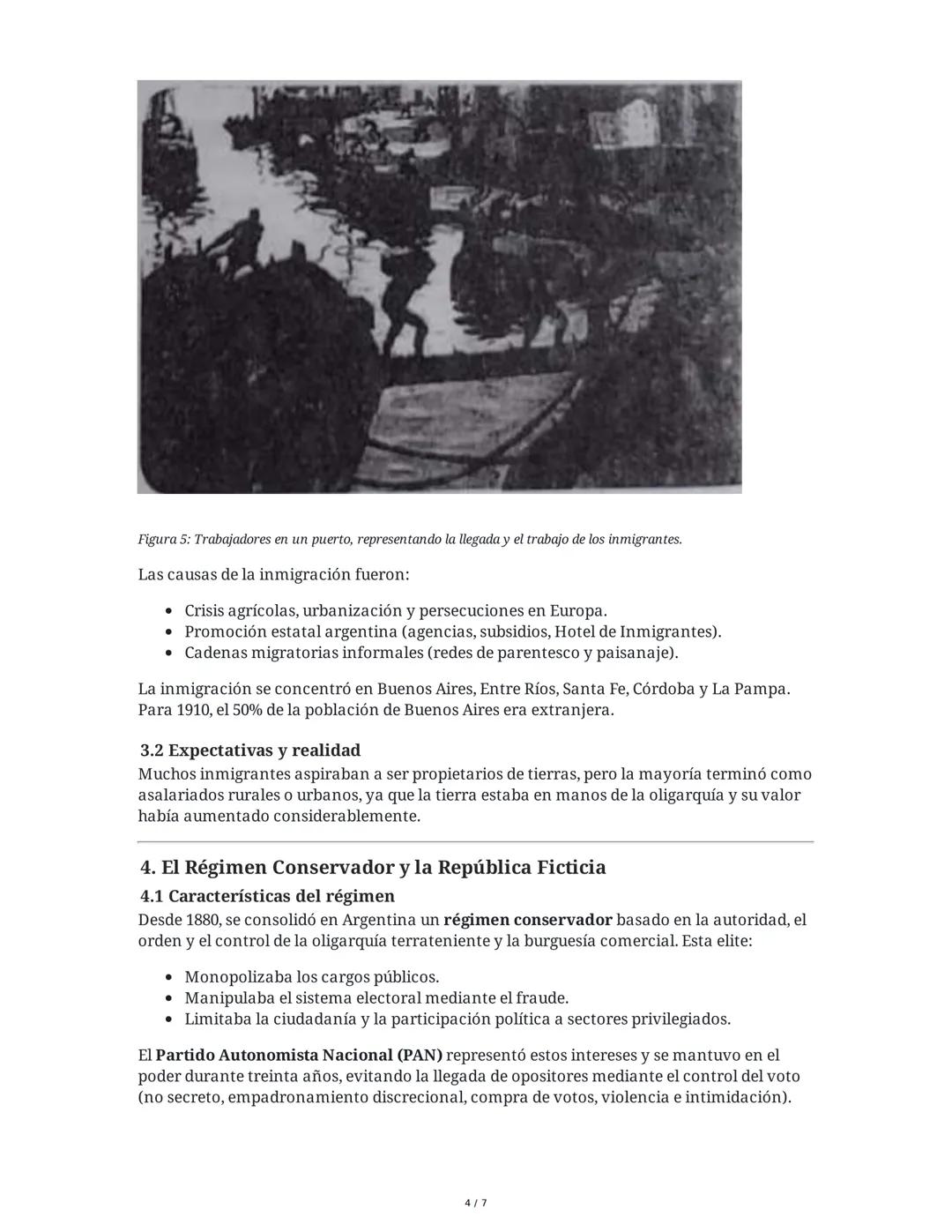 Resumen Temático: Argentina entre fines del siglo XIX y
principios del XX
1. El Modelo Agroexportador Argentino
1.1 Consolidación y caracter