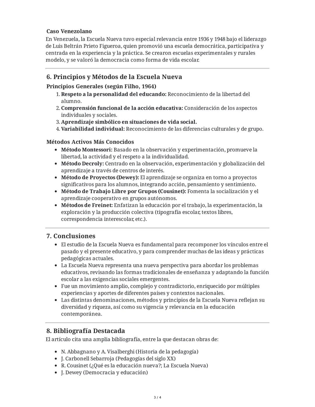 Una mirada a la Escuela Nueva - Eleazar Narváez
Resumen General
Este artículo, escrito por Eleazar Narváez y publicado en la revista Educere