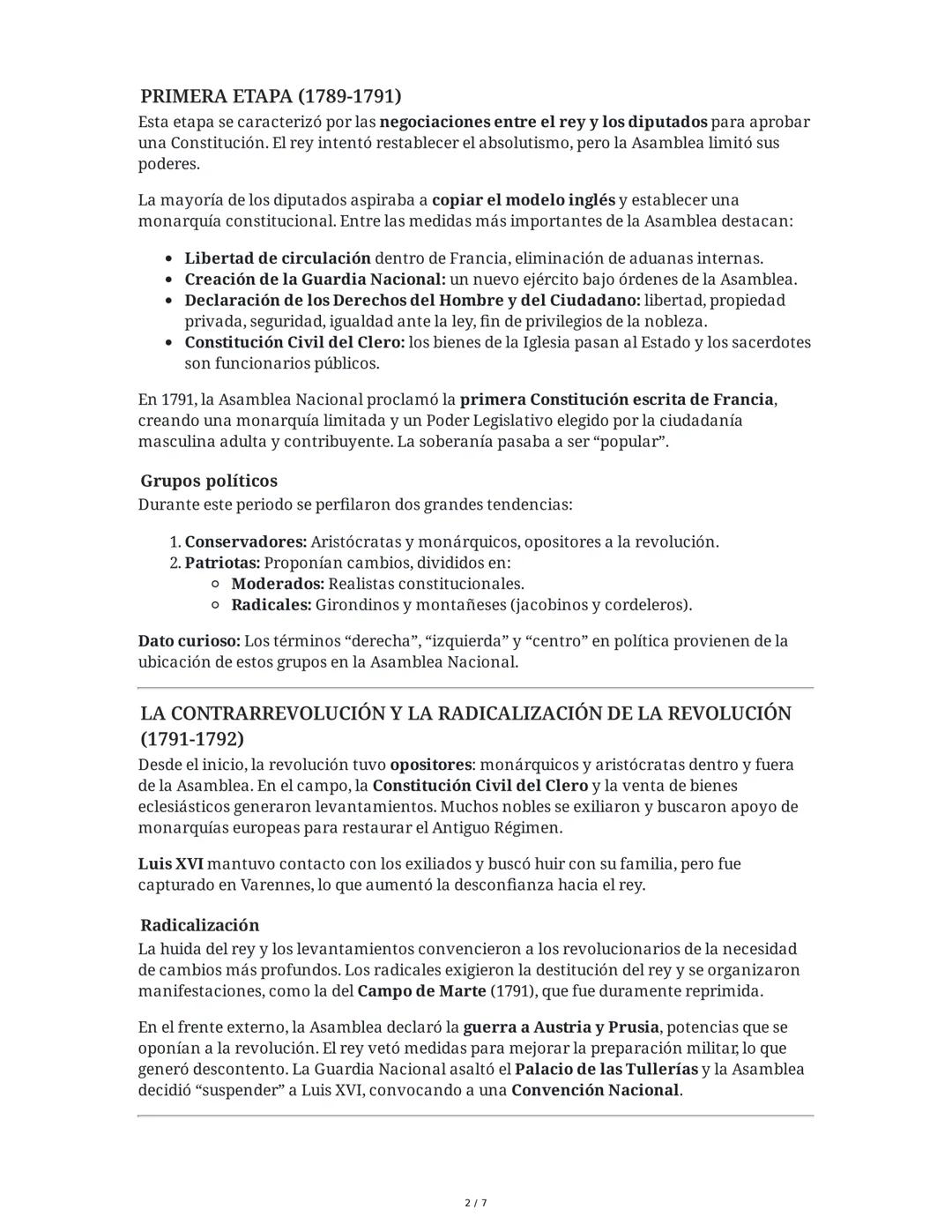 La Revolución Francesa
ANTECEDENTES - FRANCIA EN EL SIGLO XVIII
Hasta 1789, Francia era un reino gobernado por una monarquía absoluta, bajo 