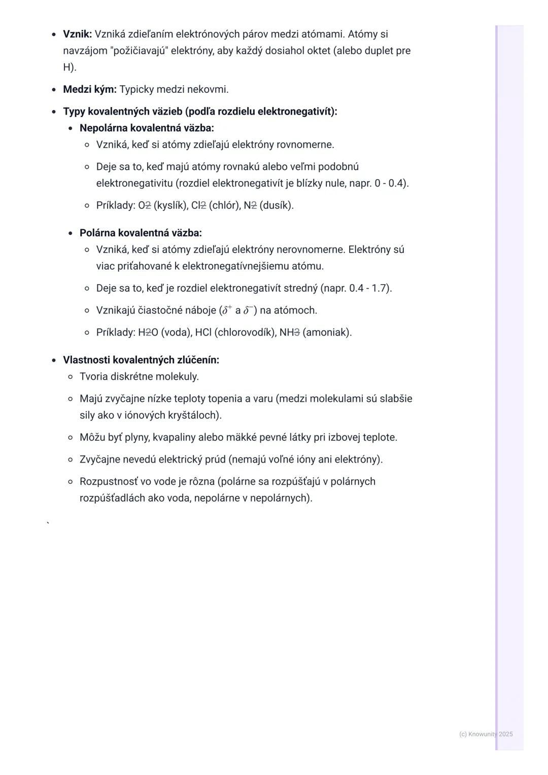 # Chemická väzba a molekuly

Prehľad / Úvod

Dnes si zopakujeme a prehĺbime vedomosti o chemických väzbách a
molekulách. Je to fakt dôležitá