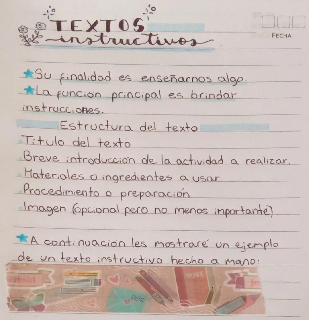# TEXTOS
instructivos

*   Su finalidad es enseñarnos algo.
*   La función principal es brindar
instrucciones.

Estructura del texto

Titulo