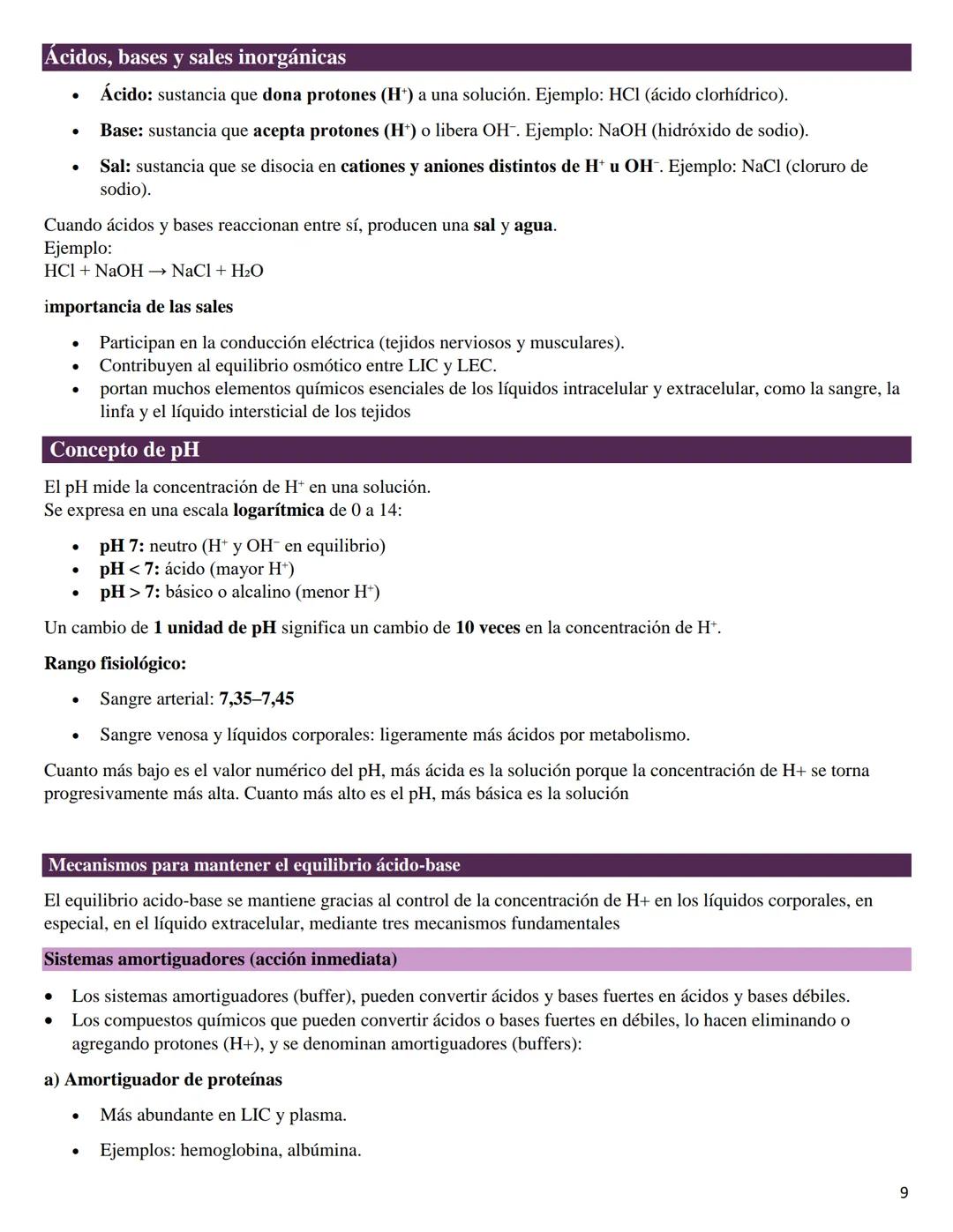 # Fisiología equilibrio acido base

Comportamiento de fluidos en el balance hídrico

El balance hídrico significa que las cantidades de agua