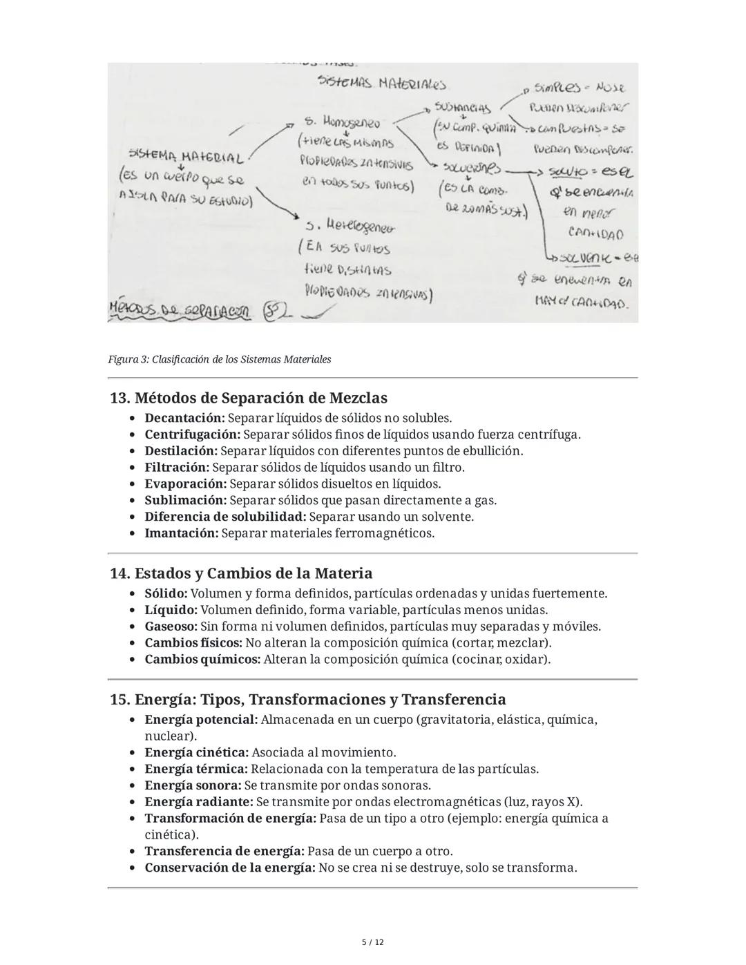Resumen de Ciencias Naturales
1. El Sistema Solar y sus Movimientos
El Sistema Solar está compuesto por el Sol, planetas, satélites, cometas