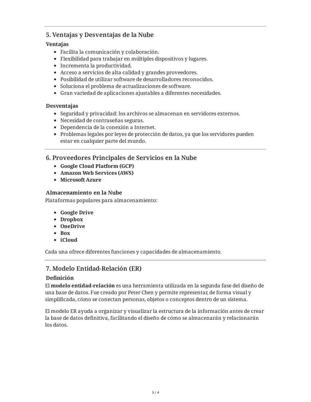 Resumen Completo de los Contenidos
1. Bases de Datos: Conceptos y Creación
¿Qué es una base de datos?
Una base de datos (BD) es un conjunto 