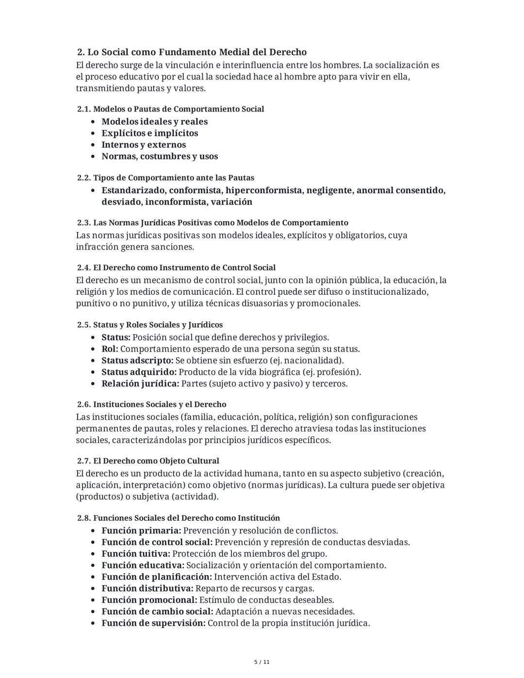 Introducción al Derecho - Resumen Integral
BOLILLA 1: Una Primera Aproximación al Derecho
1. El Derecho como Objeto y Ciencia
El derecho es 