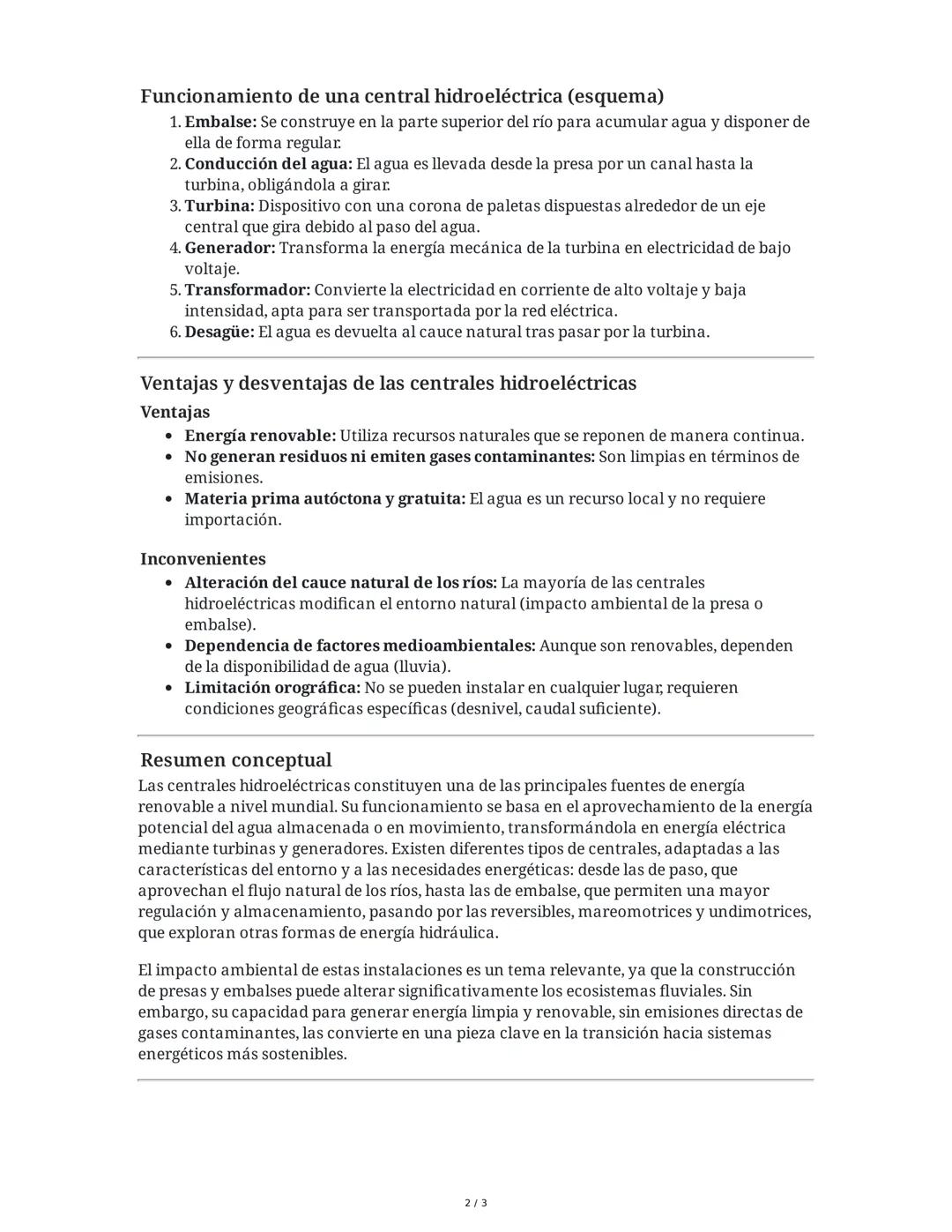 Introducción
Centrales hidroeléctricas
Las centrales hidroeléctricas utilizan la energía hidráulica para la generación de energía
eléctrica.