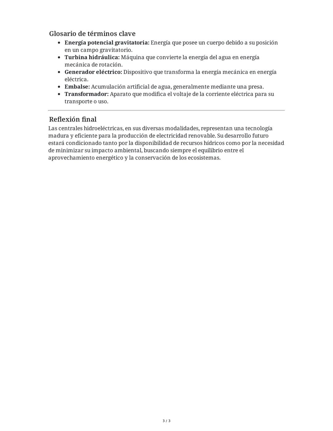 Introducción
Centrales hidroeléctricas
Las centrales hidroeléctricas utilizan la energía hidráulica para la generación de energía
eléctrica.
