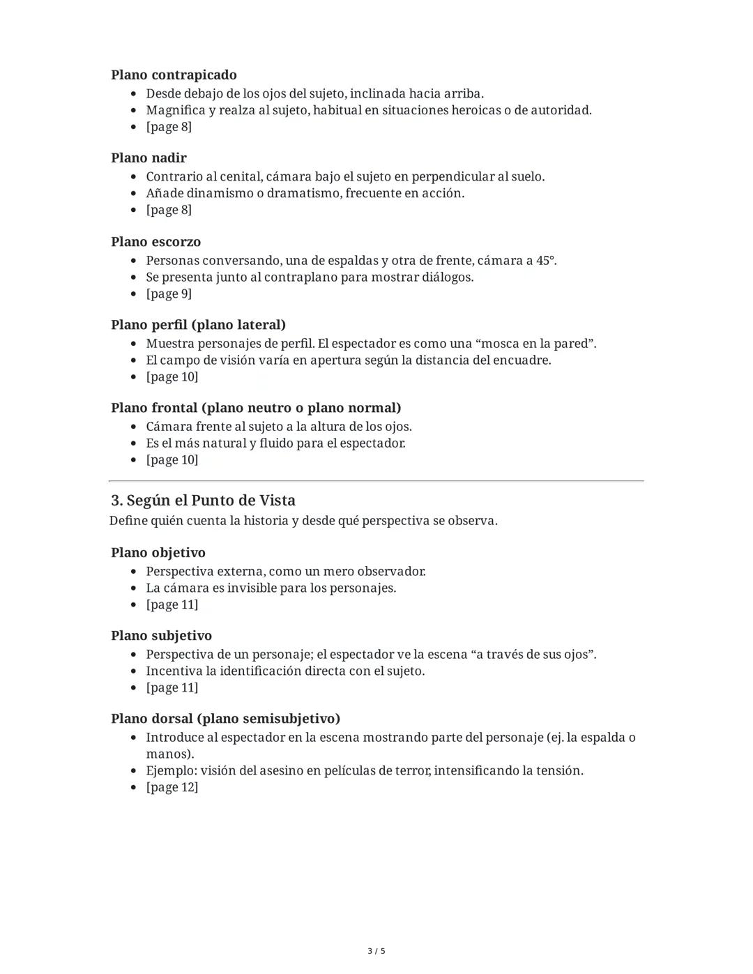 --- OCR Start ---
Introducción al Lenguaje Audiovisual
¿Qué es un plano cinematográfico?
Un plano cinematográfico es la unidad mínima de con