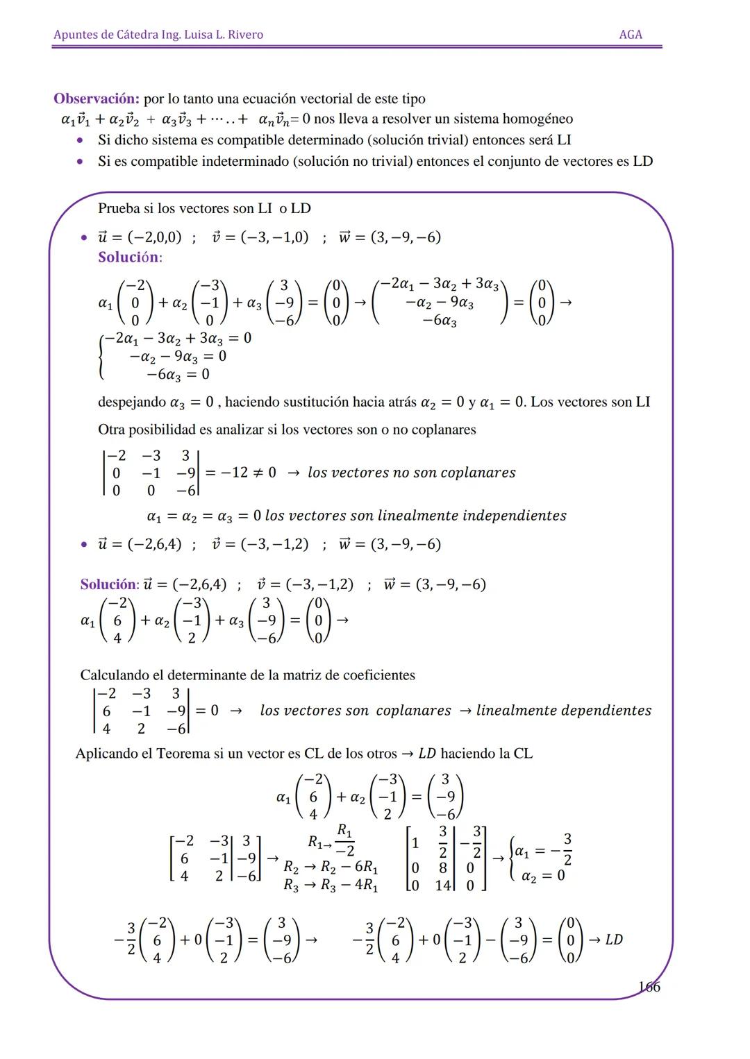 Apuntes de Cátedra Ing. Luisa L. Rivero

AGA

ESPACIOS

VECTORIALES

151 Apuntes de Cátedra Ing. Luisa L. Rivero
AGA

ESPACIOS VECTORIALES

