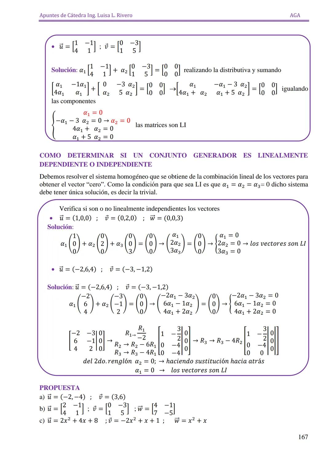 Apuntes de Cátedra Ing. Luisa L. Rivero

AGA

ESPACIOS

VECTORIALES

151 Apuntes de Cátedra Ing. Luisa L. Rivero
AGA

ESPACIOS VECTORIALES

