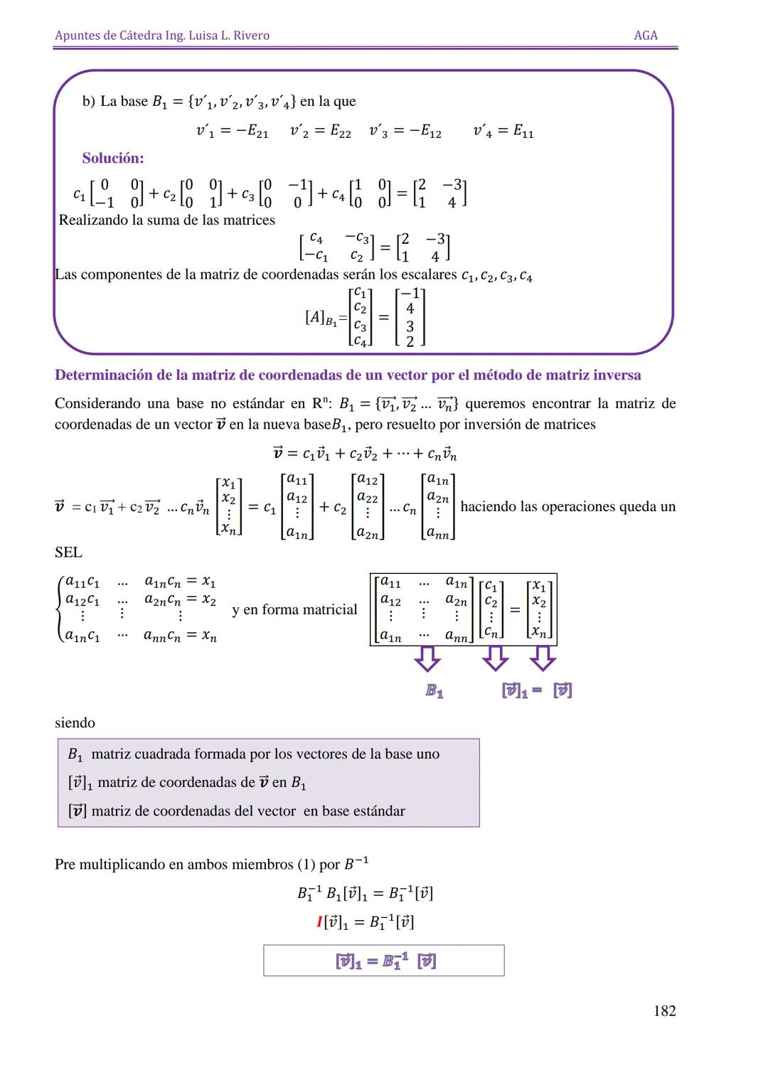 Apuntes de Cátedra Ing. Luisa L. Rivero

AGA

ESPACIOS

VECTORIALES

151 Apuntes de Cátedra Ing. Luisa L. Rivero
AGA

ESPACIOS VECTORIALES

