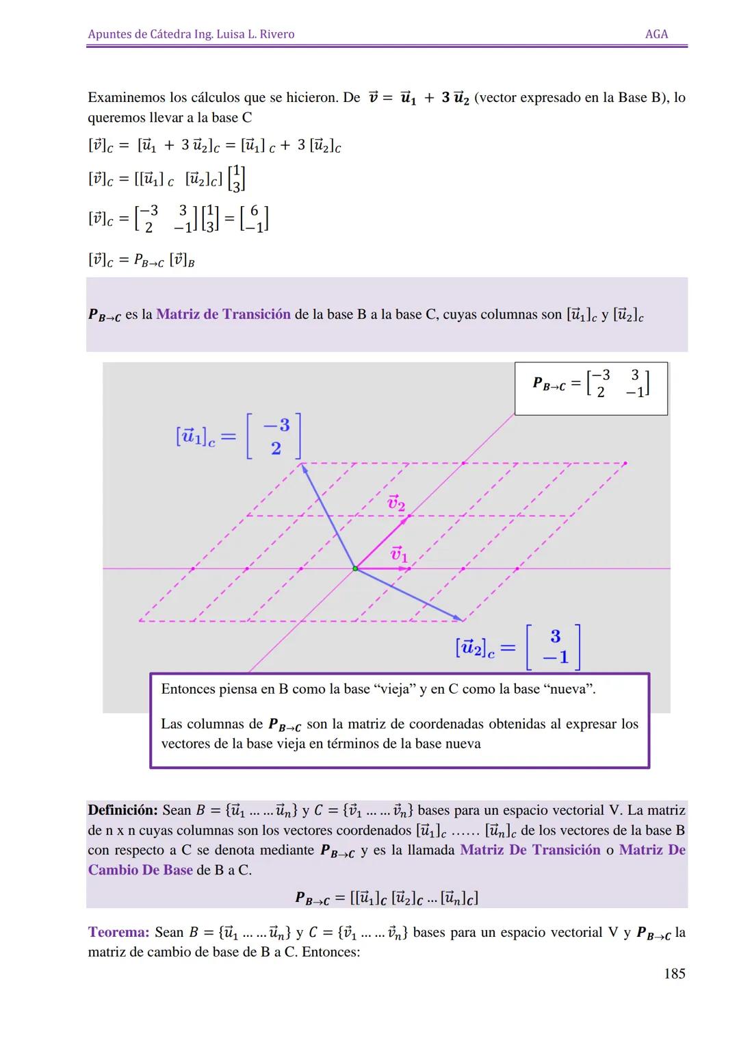 Apuntes de Cátedra Ing. Luisa L. Rivero

AGA

ESPACIOS

VECTORIALES

151 Apuntes de Cátedra Ing. Luisa L. Rivero
AGA

ESPACIOS VECTORIALES

