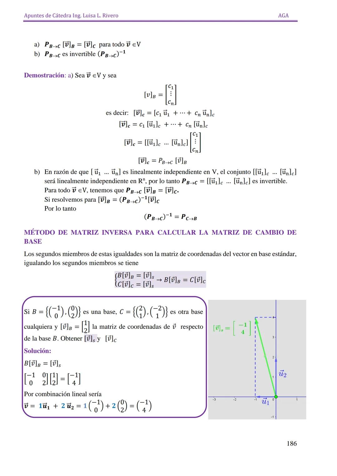 Apuntes de Cátedra Ing. Luisa L. Rivero

AGA

ESPACIOS

VECTORIALES

151 Apuntes de Cátedra Ing. Luisa L. Rivero
AGA

ESPACIOS VECTORIALES

