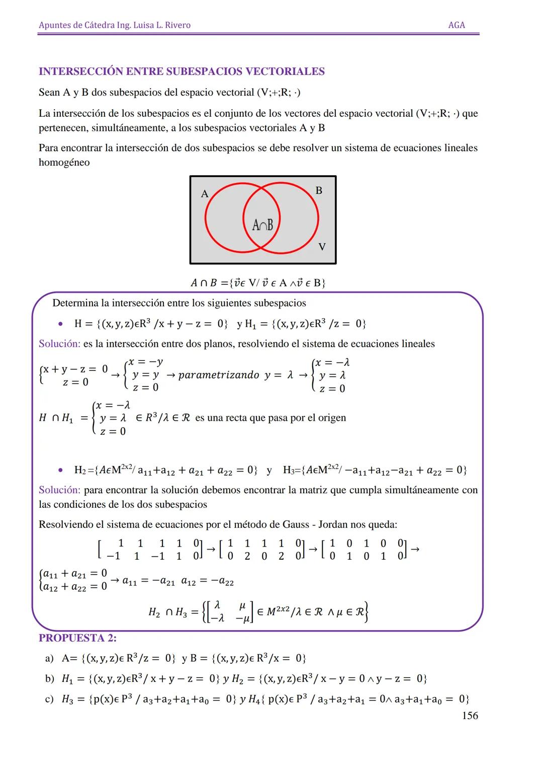 Apuntes de Cátedra Ing. Luisa L. Rivero

AGA

ESPACIOS

VECTORIALES

151 Apuntes de Cátedra Ing. Luisa L. Rivero
AGA

ESPACIOS VECTORIALES

