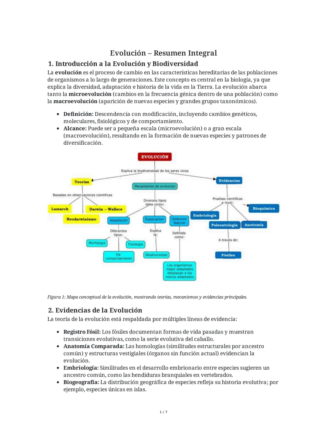 Introducción a la Evolución
