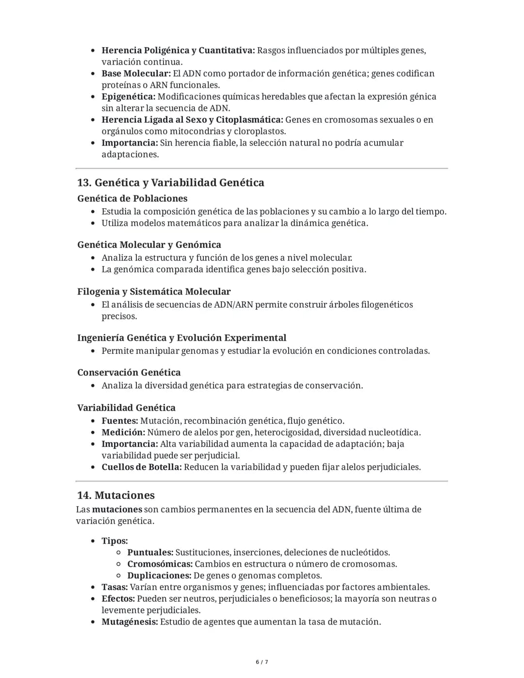 Evolución - Resumen Integral
1. Introducción a la Evolución y Biodiversidad
La evolución es el proceso de cambio en las características here