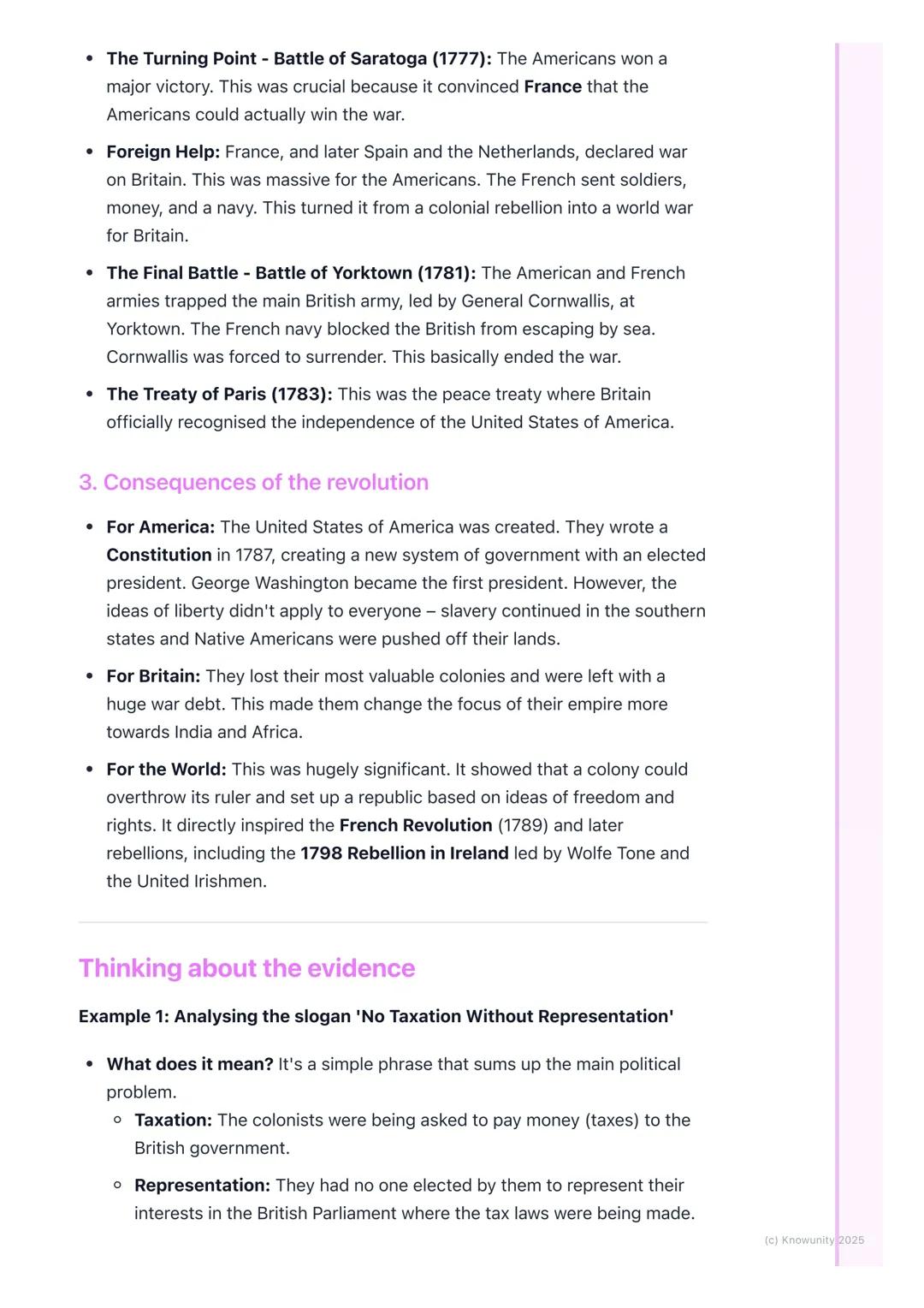 # The American Revolution

## What was the American Revolution?

The American Revolution (1775-1783) was a war between Great Britain and its