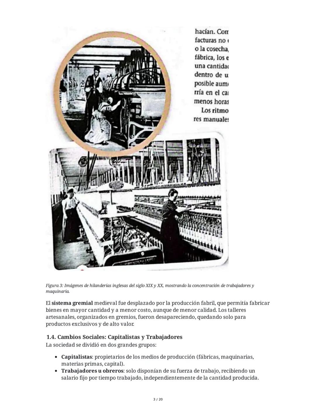 Historia 3º Año - Resumen Temático
Unidad 1: La Revolución Industrial
1.1. Revolución Neolítica y su Comparación con la Revolución Industria