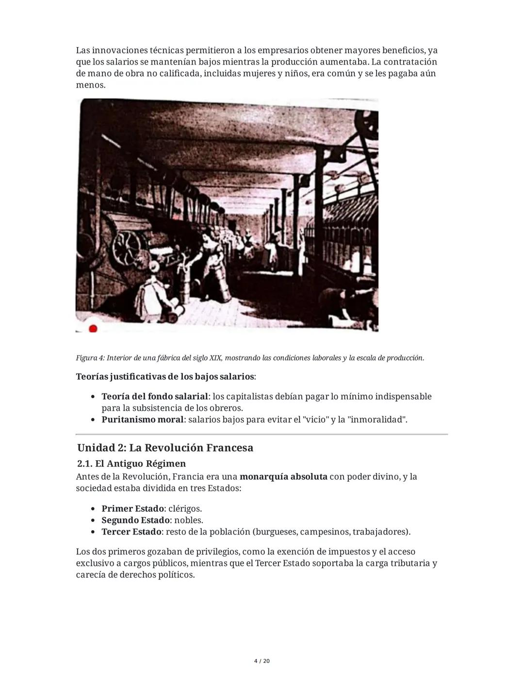 Historia 3º Año - Resumen Temático
Unidad 1: La Revolución Industrial
1.1. Revolución Neolítica y su Comparación con la Revolución Industria