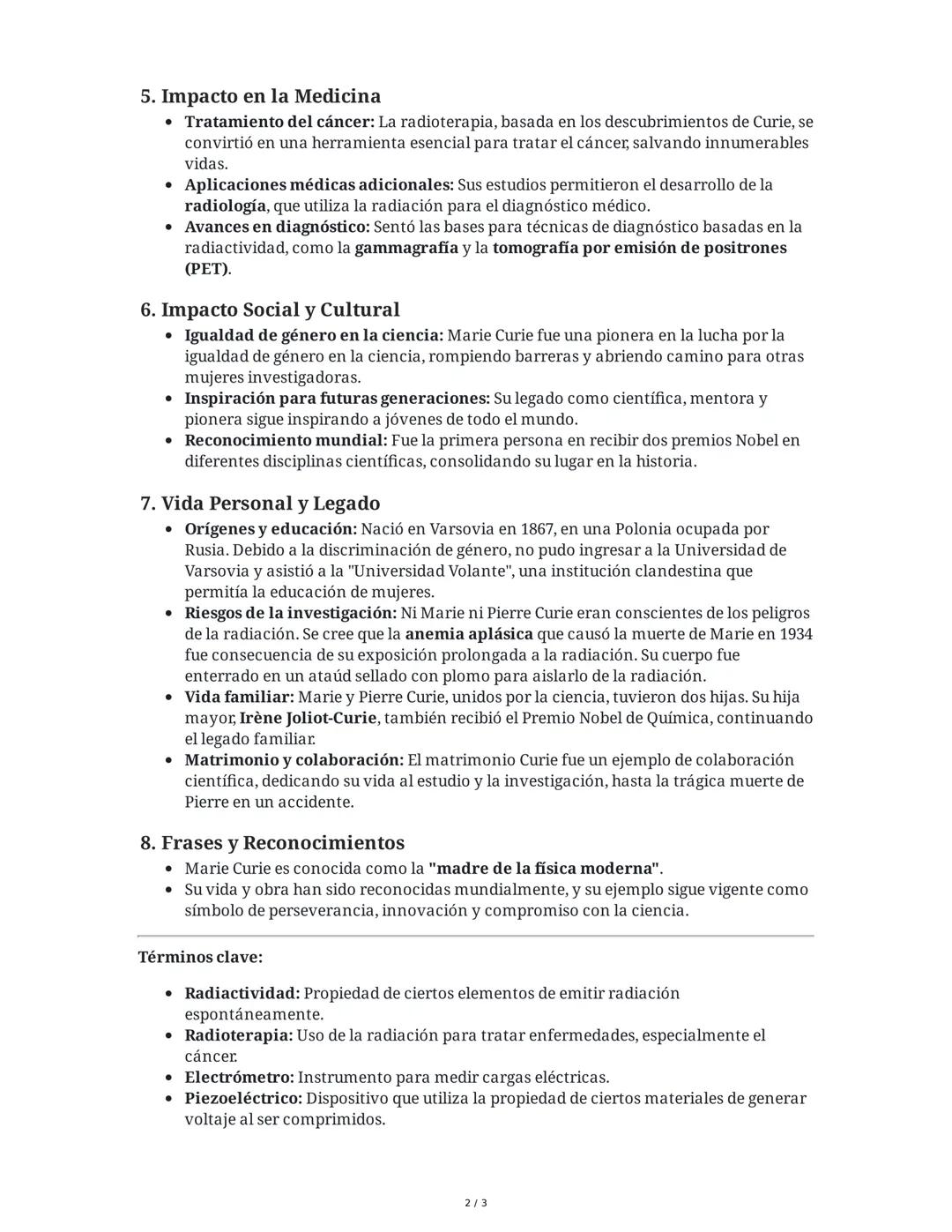 Marie Curie: Pionera de la Radiactividad
1. Introducción y Trayectoria
Marie Curie, nacida Maria Salomea Skłodowska-Curie en Polonia, fue un