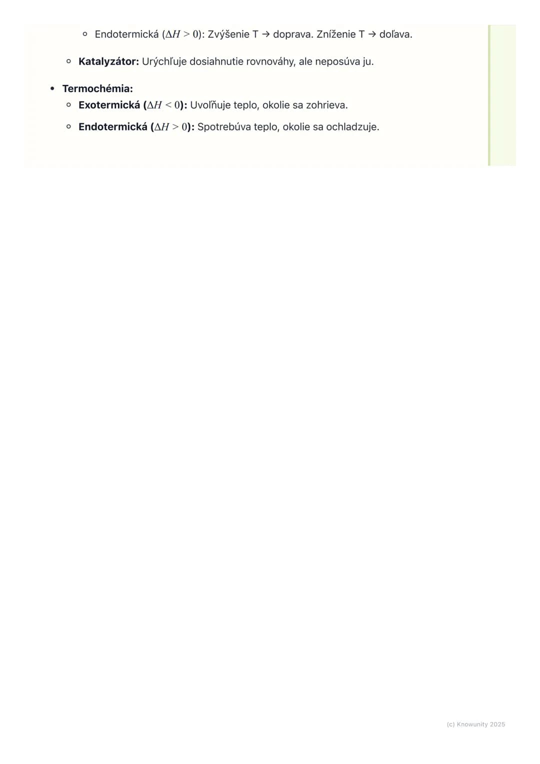 # Chemická rovnováha a
termochémia

1. Úvod do chemickej rovnováhy a
termochémie

V chémii sa často učíme o reakciách, kde reaktanty reagujú