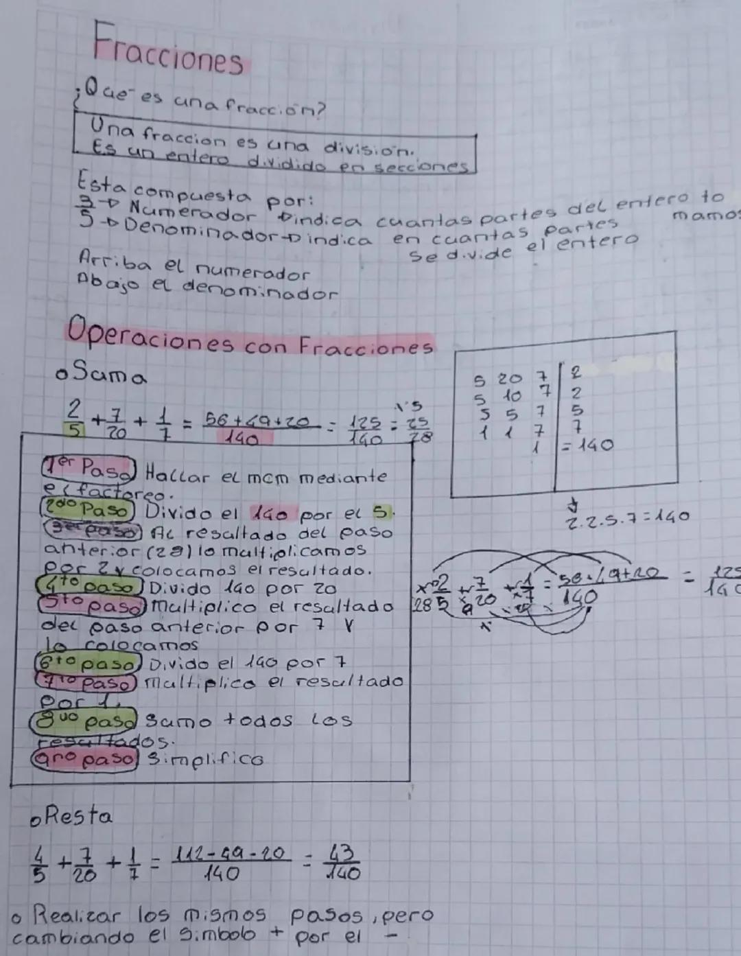 Fracciones

¿Qué es una fracción?

Una fraccion es una división.
Es un entero dividido en secciones

Esta compuesta por:
3 Numerador Dindica