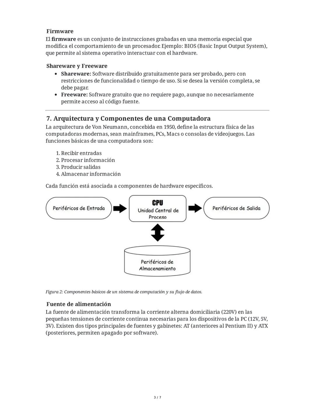 Hardware, Software y Dispositivos Internos de la PC
1. Datos e Información
En informática, datos son elementos en estado bruto: pueden ser n
