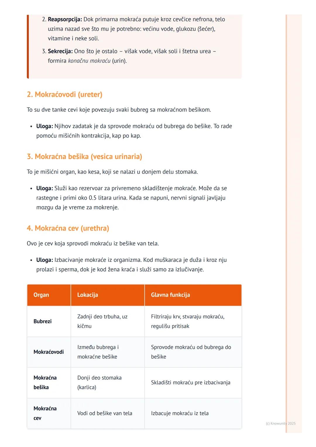 # Sistem za izlučivanje

## Uvod u sistem za izlučivanje

Sistem za izlučivanje je jako važan jer čisti našu krv od štetnih materija. Te mat