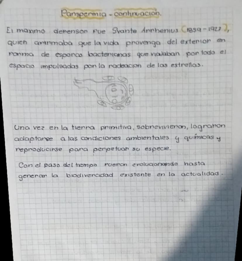 # TEORIAS DEL ORIGEN
DE LA VIDA

Creacionismo

Sostiene que el universo y todas las formas de
vida fueron creados por un ser supremo o divin