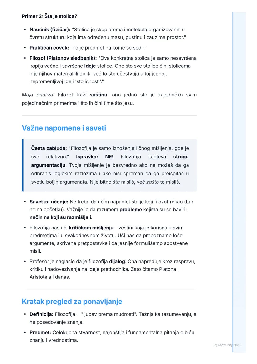 # Šta je filozofija?

Uvod u pojam filozofije

Filozofija je jedna od najstarijih naučnih disciplina, često se naziva i "majkom
svih nauka".