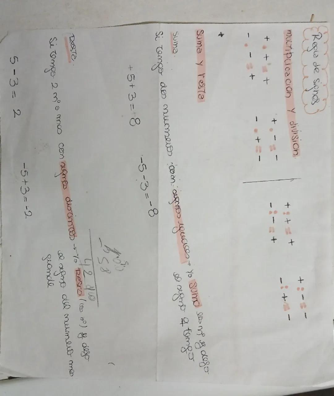Regia de sienos
mocripcicacion y division.
+
+++
+
Suma y resta
suma.
+
+
+++
+--
+:--
-+:-
Si tempo des nuomeros con seges iger
egrees giat