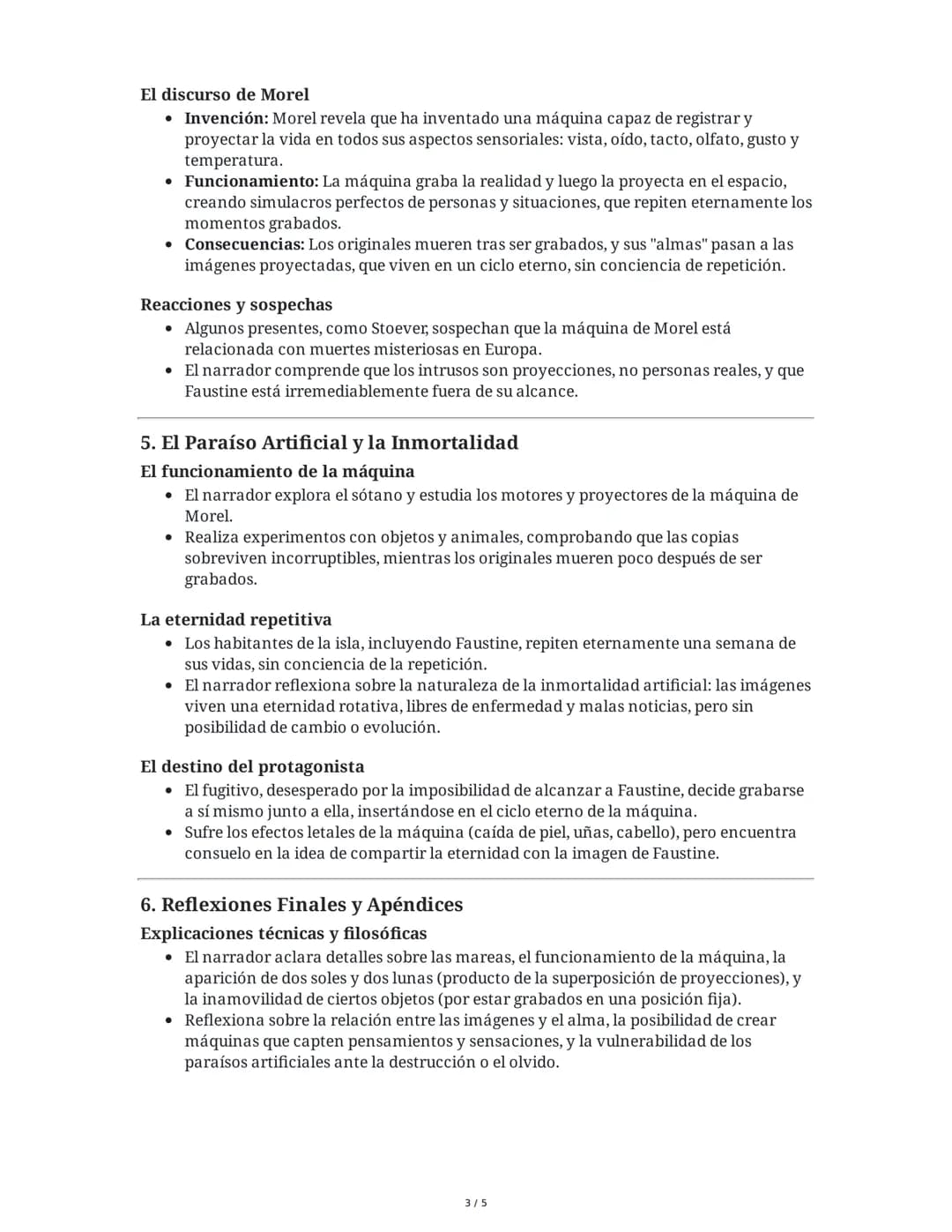 La invención de Morel - Resumen Detallado
Prólogo de Jorge Luis Borges
* Contexto literario: Borges introduce la novela destacando la difere