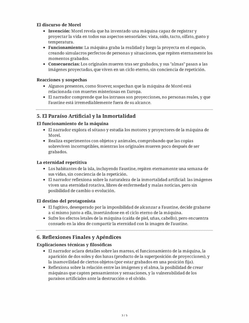 La invención de Morel - Resumen Detallado
Prólogo de Jorge Luis Borges
* Contexto literario: Borges introduce la novela destacando la difere