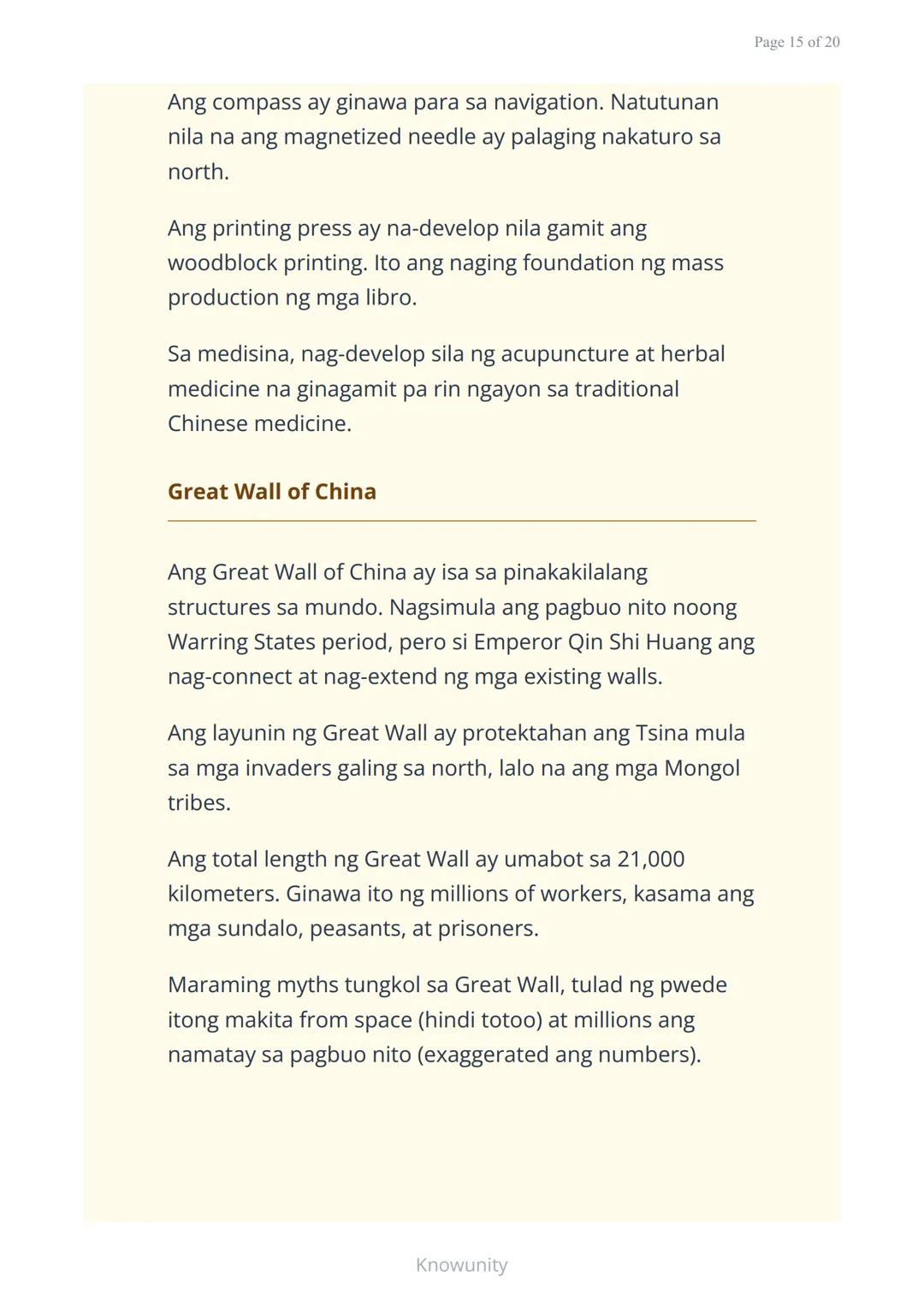 # Sinauang Kabihasnan ng Daigdig: Mesopotamia, Ehipto, Indus, at Tsina

Pag-aaral ng apat na mahahalagang sinaunang kabihasnan sa mundo

## 