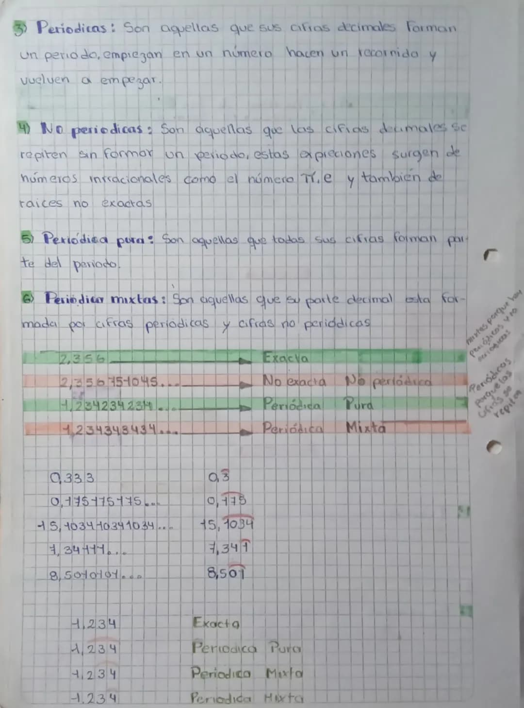 Expresiones decimales
Sen aquellas expresiones que se caracterizan
por tener una cama, y estan formadas por des partes una
parte entera y un