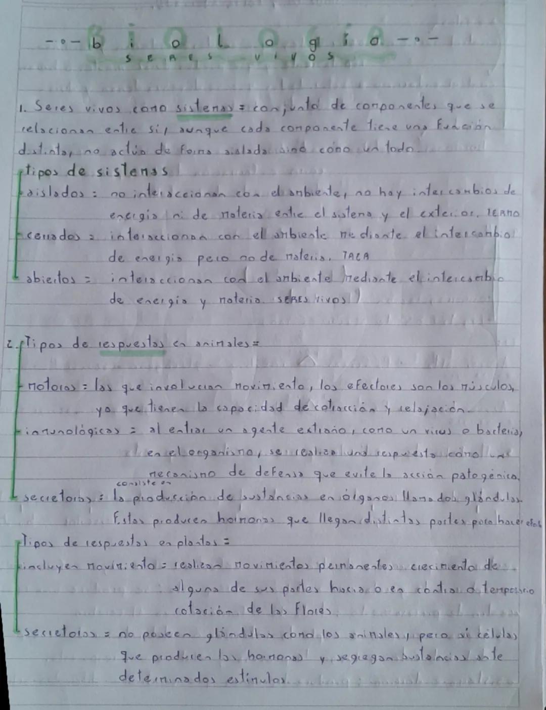 --- OCR Start ---
SERES
V
VOS
1. Seres vivos corno sistemas = conjunto de componentes que se
relacionan entie sil aunque codo componente tie