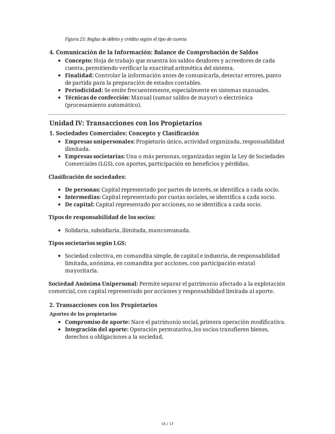 Fundamentos de Contabilidad - Resumen Integral
Unidad 1: Las Organizaciones y la Contabilidad como Fuente de
Información y Control
1. Concep