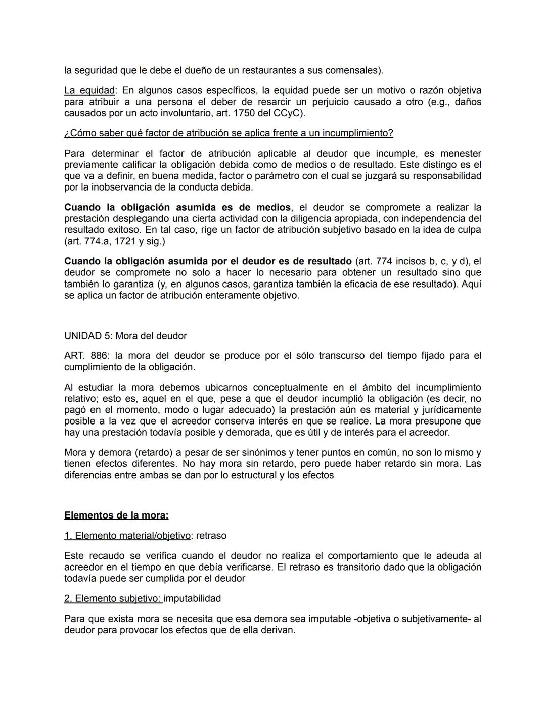 # UNIDAD 1:

Art. 724.-Definición. La obligación es una relación jurídica en virtud de la cual el acreedor tiene
el derecho a exigir del deu