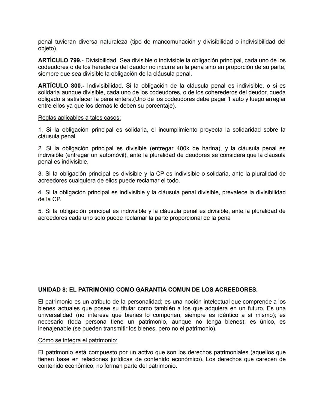 # UNIDAD 1:

Art. 724.-Definición. La obligación es una relación jurídica en virtud de la cual el acreedor tiene
el derecho a exigir del deu